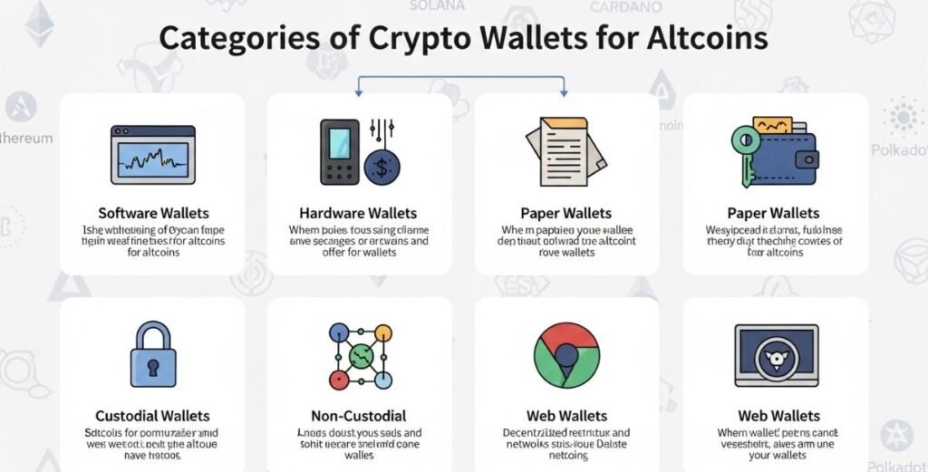 Guide to Crypto Wallets: Guide to Altcoins for Beginners
Categories of Crypto Wallets of Altcoins